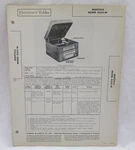 Vintage Photofact Folder Mantola Model R655-W Radio Parts Manual Record Changer. Fixed Price $14.95.