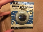 Nos Vintage Webcor Knob Phonograph Speed Control 168 170 171 172 1931 1941 1942. Fixed Price $25.00.