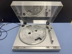 Vintage Silver Jvc Turntable L-A21 Record Player Auto Return. Fixed Price $95.00.