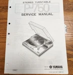 Yamaha P-750 Turntable Service Manual & Brochure Original. Fixed Price $10.15.