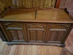 Vintage 1960S Magnavox Console Stereo Cabinet With Record & 8 Track Player. Fixed Price $1600.00.