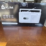 Klim Single Cassette Player Stereo Am/fm Radio Usb Record Bluetooth White. Fixed Price $40.00.