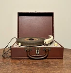 Philco Suitcase Speed Record Player Model C-1332-121 Portable Rare. Fixed Price $35.00.