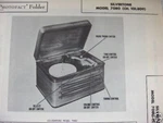 Silvertone 7080 Phonograph - Radio Combo Photofact. Fixed Price $6.50.