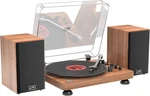 Vintage Bluetooth Turntable With Bookshelf Speakers & Premium Sound Quality. Fixed Price $266.99.