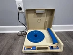 Fisher Price 49B8 Vtg Blue Plastic Phonograph Record Player Toy 1978 Plays 33/45. Fixed Price $25.00.