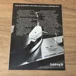 GRAM171 Magazine Advert 11X8 Goldring-lenco GL75P Turntable. Fixed Price $12.09.