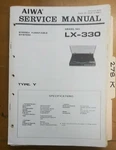 Aiwa Lx 330 Service Manual Original Repair Book Stereo Turntable System. Fixed Price $20.00.