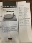 Sansui XP-99 XP99 Turntable Service Manual **original**. Fixed Price $19.49.