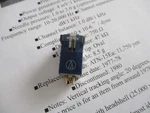 Audio Technica AT-15EA Cartridge Original Grain Oriented Tip ,two Records Played. Fixed Price $134.00.