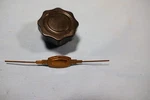 Brass Dial Pointer & Bakelite Tuning Knob For Unknown Model Motorola Tube Radio. Fixed Price $14.99.
