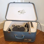 Magnavox Micromatic Stereo Portable Luggage Record Player Needs Needle Amazing. Fixed Price $185.00.