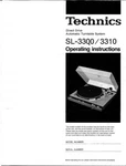Technics SL-3300 SL-3310 Turntable Owners Instruction Manual Reprint. Fixed Price $22.24.