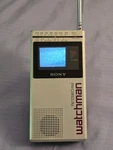 Vintage Sony Watchman FD-30A Portable Tv Am/fm Radio Silver Tested & Working. Fixed Price $36.00.