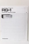 Pioneer RG-1 Dynamic Processor Owner And Schematic. Fixed Price $7.99.