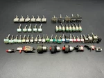 57 Vtg Micro Switches Toggle On/off Push Button Alco Honeywell C&k Raytheon Jbt. Fixed Price $180.00.