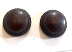 1946 Philco Bing Crosby Tube Radio Turntable Model 46-1201 Pair Knobs. Fixed Price $57.50.