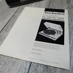 Technics SL-235 Turntable Operating Instructions Genuine Manual. Fixed Price $24.00.