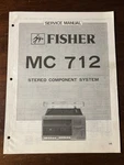 Fisher Mc 712 Stereo System Turntable Service Manual Oem Vintage Repair Diagrams. Fixed Price $14.99.