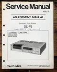 Technics SL-P8 Cd Player Adjustment Manual *original*. Fixed Price $24.97.