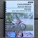 2013-2020 Honda CRF250L Dual Sport Service & Repair Manual. Fixed Price $36.95.