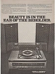 1975 Sony Print Advertisement 11"X8" HP-810 Compact Stereo System Dual 1211. Fixed Price $13.90.