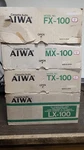 Aiwa LX-100 TURNTABLE,TX-100 TUNER,MX-100 Amp,& FX-100 Tape DECKW/SX-15 Speakers. Fixed Price $499.99.