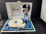 Vintage Mickey Mouse Record Player. No Needle, It Spins. Fixed Price $15.00.