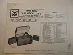 60'S V-m Voice Of Music Technical Service Manual Model 334-3 Bis. Fixed Price $11.99.