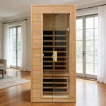 For 1PERSON Indoor Infared Room Hemlock Saunas Cabinet Detox 1290W. Fixed Price $1050.00.
