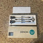 2 Denon PCL-60 Straight Tonearm Pipe Tubes , 1 Dennon Counter Weight. Fixed Price $666.00.