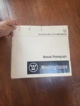 Westinghouse Mini Phonograph PMM7100A Record Player Brand New Not Tested. Fixed Price $100.00.