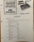 Soundesign Model No. 5996 Am/fm Stereo Cassette Record Changer Service Manual. Fixed Price $14.94.