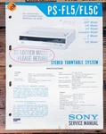 Sony PS-FL5C Record Player / Turntable Service Manual *original*. Fixed Price $24.97.