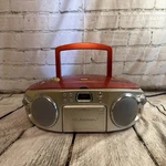 Vintage Emerson Cd Cruiser PD6528RD Boombox Red Player Cassette Am/fm Radio. Fixed Price $59.00.