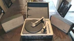 Klh Model 11 Portable Stereo Turntable (no Cables Not Tested). Fixed Price $89.99.