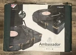 Gpo Ambassador Portable Streaming Turntable Bluetooth Lp Record Player Read. Fixed Price $50.00.