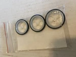 (3) Nip Panasonic VXP-0401 Video Idler Wheels. Fixed Price $7.99.