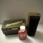Vtg Discwasher D4 System Record Cleaning Kit W/ Box & Fluid (1/2 Full). Fixed Price $19.95.