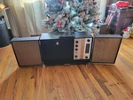 Vintage Garrard Portable Record Player Amfm Radio Works Great Speakers Detac. Fixed Price $599.95.