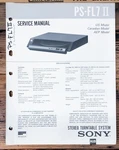 Sony PS-FL7 Ii MK2 Record Player / Turntable Service Manual *original*. Fixed Price $29.97.