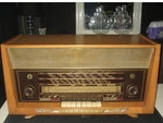 Vtg Grundig Type 3095/56 Tube Radio Am Fm Shortwave German Wood Console. Fixed Price $450.00.