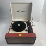 Montgomery Wards Airline Portable Record Player JWR758A Retro 1960S Red/white. Fixed Price $39.99.