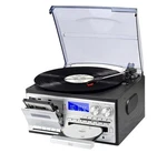 Musitrend MT408AM-BK 9-IN-1 Record Player Bluetooth Turntable Radio. Fixed Price $120.00.