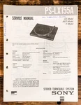 Sony PS-LX155A Record Player / Turntable Service Manual *original*. Fixed Price $19.97.