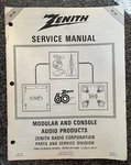 Zenith Service Manual HF34 Modular And Console Audio Products Part # 923-927. Fixed Price $9.00.