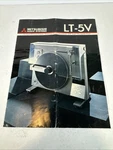Mitsubishi Lt 5V Linear Tracking Turntable Sales Brochure Poster. Fixed Price $71.99.