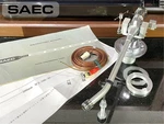 Saec WE-506/30 Long Tonearm W/ CX-5006A Phono Cable Audio Station Japan. Fixed Price $3049.14.