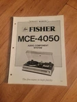 Fisher Mce 4050 Stereo System Service Manual. Fixed Price $24.99.