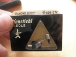 Pfanstiehl Diamond Record Needle Nos 606-D7C Replaces: Pickering 4507-AC D-100. Fixed Price $40.04.